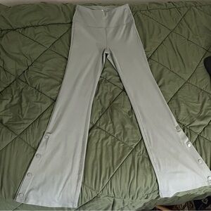 Velocity Women's Light Gray Flare Pants